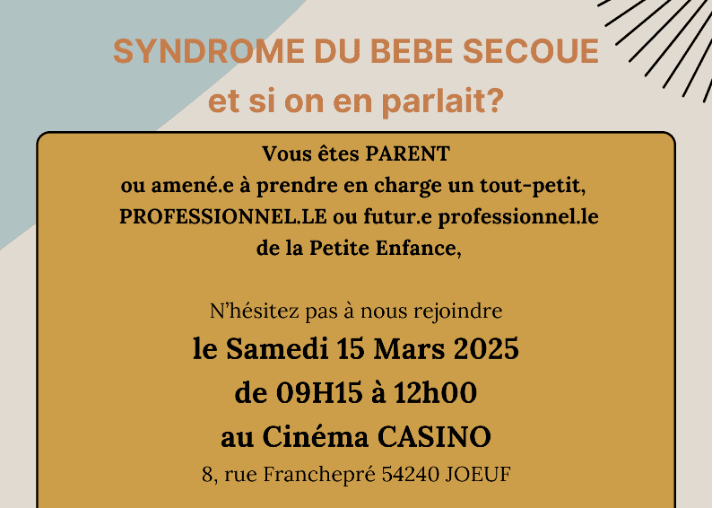 bébé secoué et si on en parlait. Intervention de l'association France Bébé Secoué