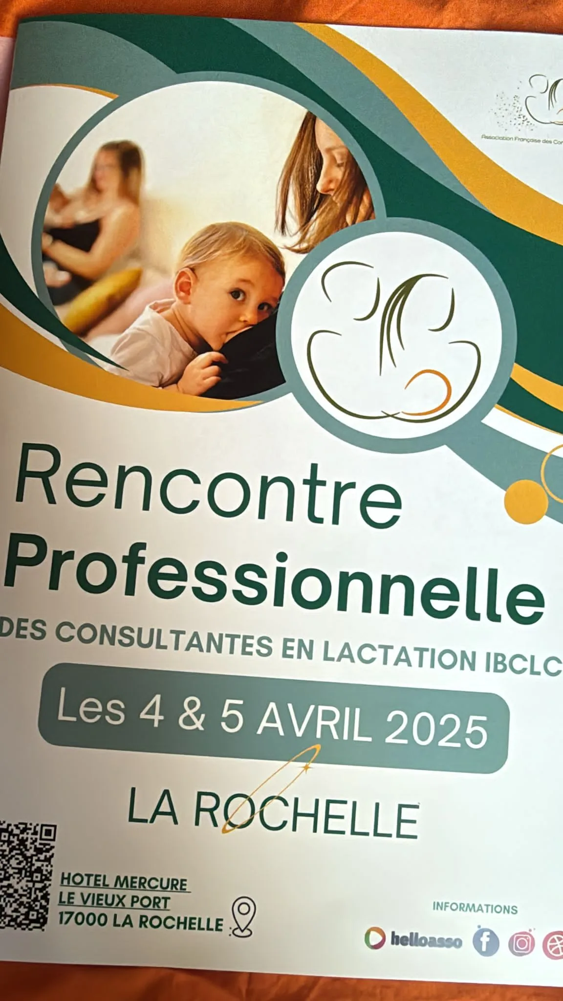 atelier sur le syndrome du bébé secoué aux rencontres professionnelles des consultantes en lactation IBCLC